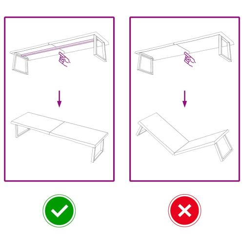 Плот за маса светлокафяв 200x60x(2-4) см обработен масивен дъб