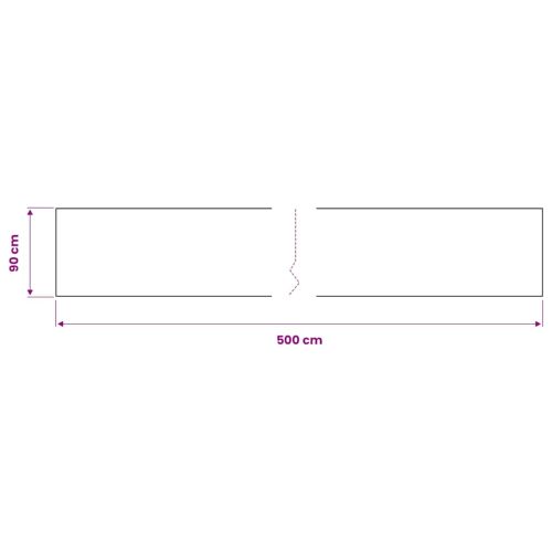 Самозалепващо фолио за мебели, бяло, 500х90 см, PVC