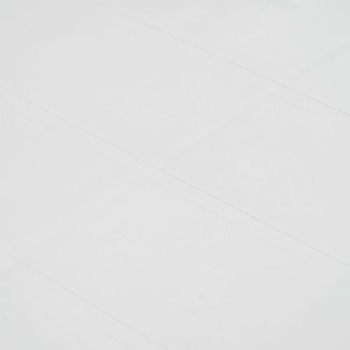 Бистро комплект, 3 части, пластмаса, бял, ратанов вид