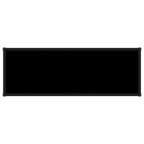 Конзолна маса, черна, 100x35x75 cм, закалено стъкло