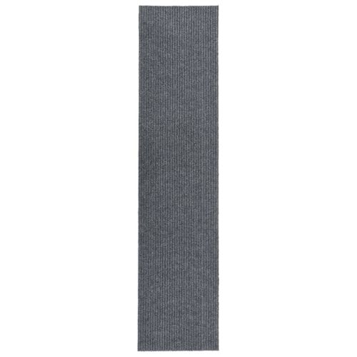 Абсорбиращо мръсотията килимче, 100x450 см, сиво