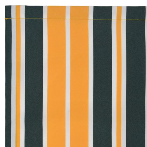 Сгъваем навес Зелен и бял 400 × 350 cm Полиестер и метал