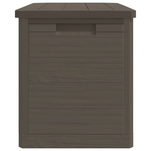 Градинска ракла, кафяв, 77,5x44,5x53 см, полипропилен