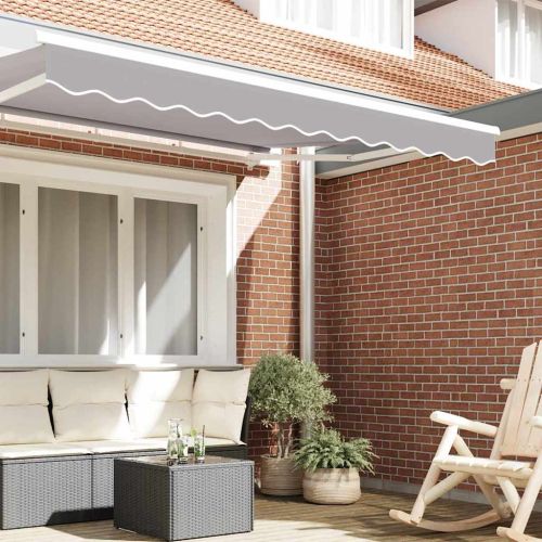 Сенник Валанс Светлосиво 330 x 20 см Платно