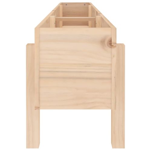 Градинско повдигнато легло, 160x30x38 см, бор масив