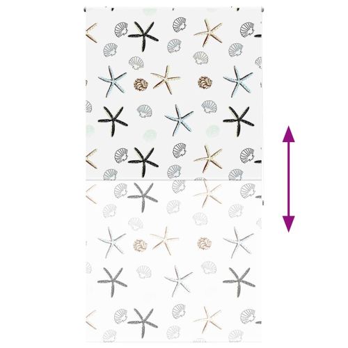 Душ ролетна щора 130x240 см Ширина на плата 126 см