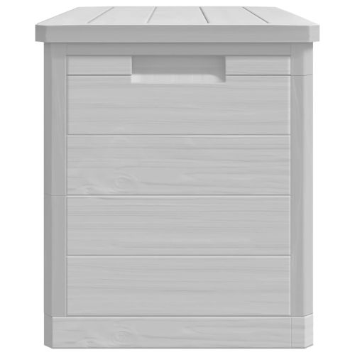 Градинска ракла, сив, 77,5x44,5x53 см, полипропилен