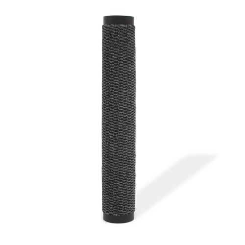 Правоъгълна изтривалка, усукани влакна, 120х180 см, антрацит