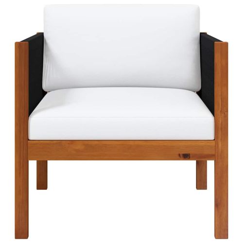 Градински столове, 2 бр, акациево дърво масив