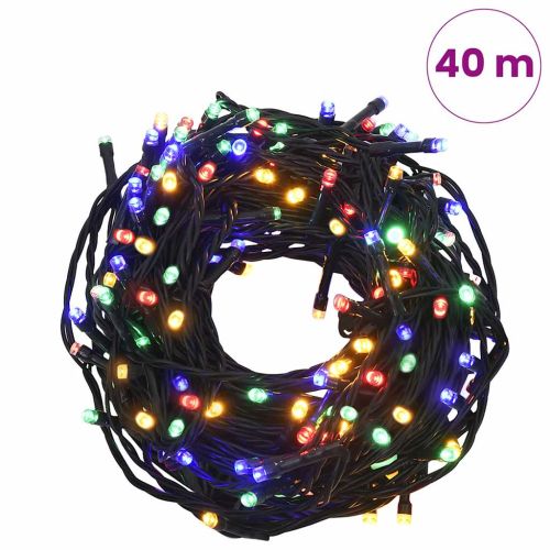 Светещ стринг с 400 многоцветни LED, 40 м, 8 светлинни ефекта