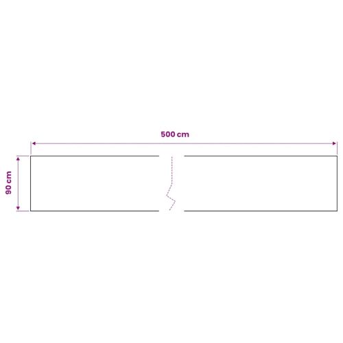 Самозалепващо фолио за мебели 2 бр бели 500х90 см PVC