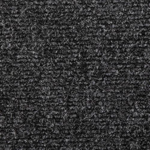 Изтривалки за стълби, самозалепващи се, 5 бр., 65x21x4 см, тъмносиви, с правоъгълен кант