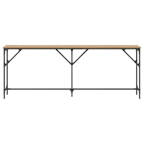 Конзолна маса дъб артизан 200 x 29 x 75 cm