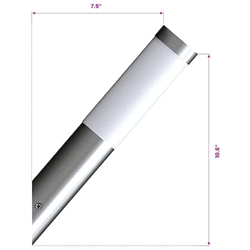 Външни стенни осветителни тела 2 бр неръждаема стомана