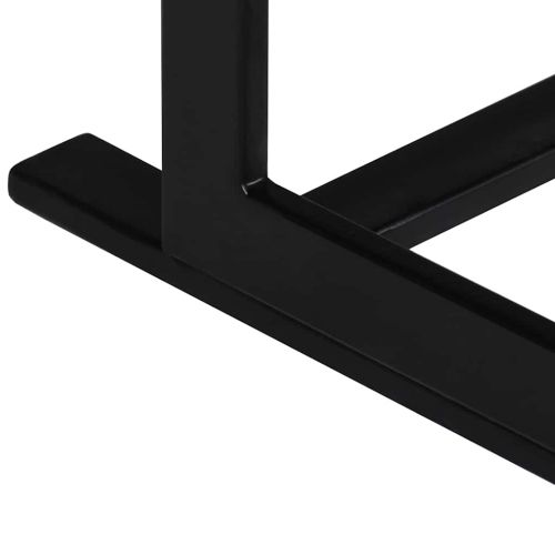 2-местна пейка, мангово дърво масив и стомана