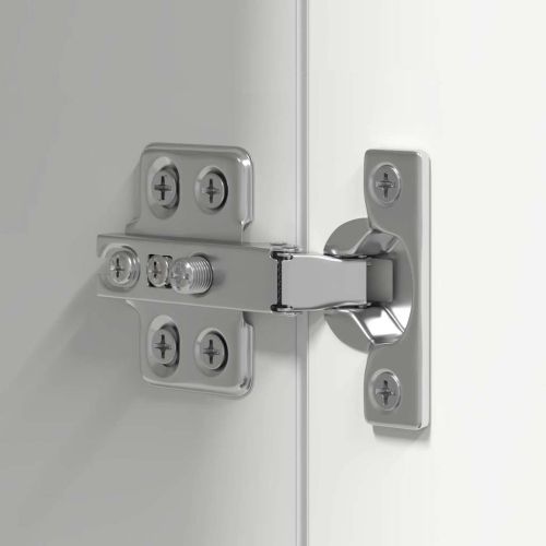 Комплект ТВ шкафове от 8 части, бял, инженерно дърво