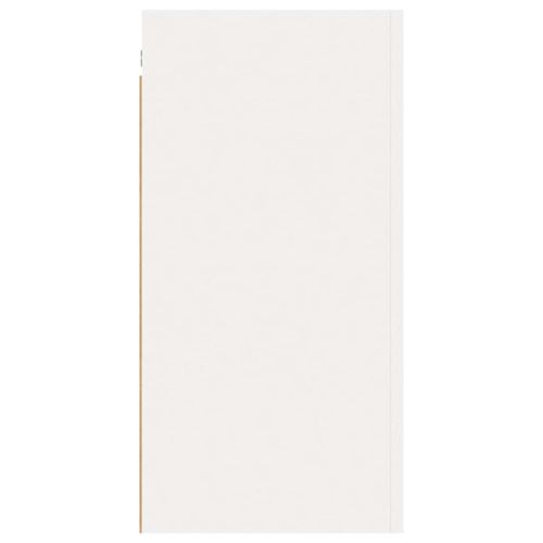 ТВ шкафове, 2 бр, бели, 30,5x30x60 см, инженерно дърво