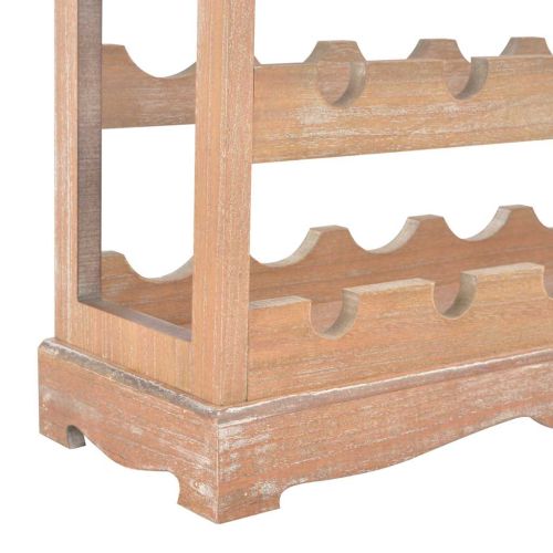 Шкаф за вино, кафяв, 70x22,5x70,5 см, МДФ