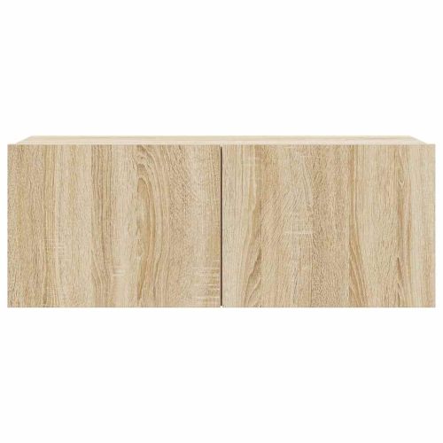 Комплект ТВ шкафове от 8 части, дъб сонома, инженерно дърво