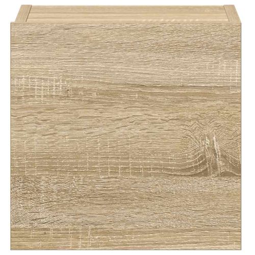 Комплект ТВ шкафове от 5 части, дъб сонома, инженерно дърво