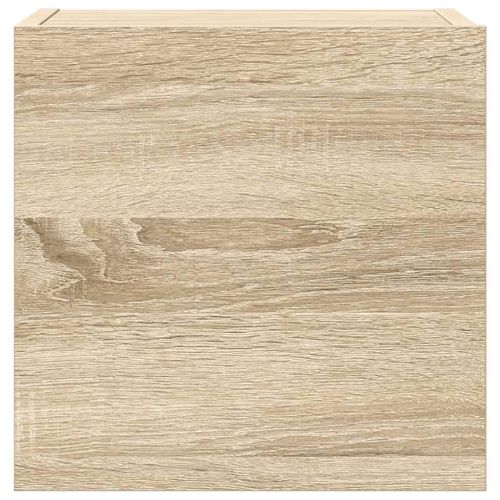 Комплект ТВ шкафове от 8 части, дъб сонома, инженерно дърво