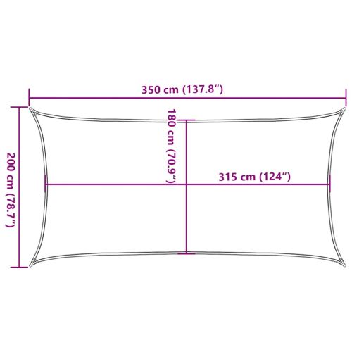 Платно-сенник, 160 г/м², таупе, 2x3,5 м, HDPE
