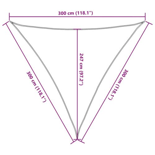 Платно-сенник, 160 г/м², таупе, 3x3х3 м, HDPE