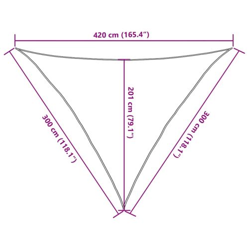 Платно-сенник, 160 г/м², таупе, 3x3x4,2 м, HDPE