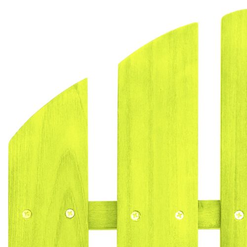 2-местен градински стол/табуретка "Адирондак", чам, зелен