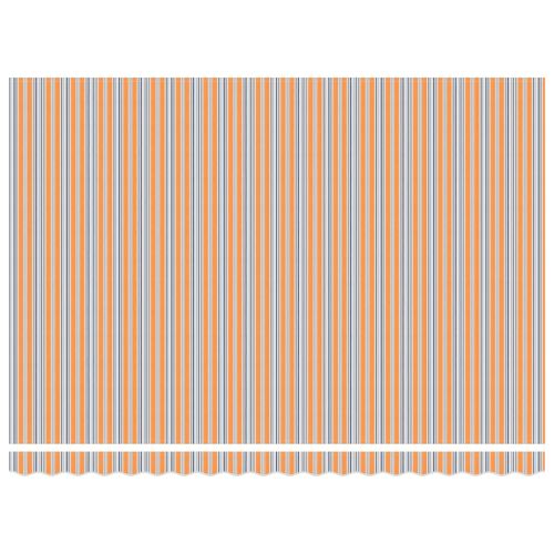 Сгъваем навес Многоцветен 450 ×350 cm текстил