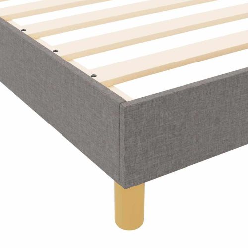 Рамка за легло с таблото Таупе 100 x 200 cm текстил