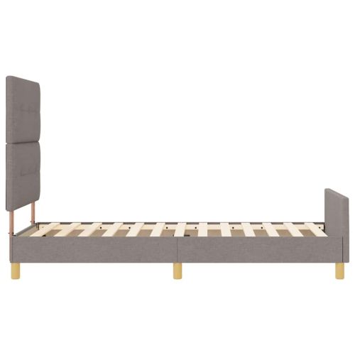 Рамка за легло с таблото Таупе 100 x 200 cm текстил