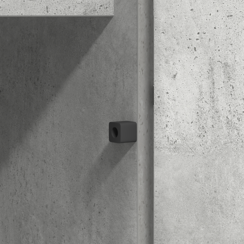 ТВ шкаф Циментено сиво 180 x 38 x 49 см Инженерно дърво