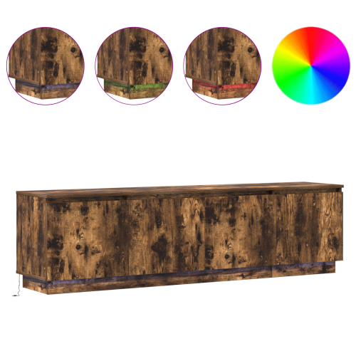 ТВ шкаф Димян дъб 180 x 38 x 49 см Инженерно дърво