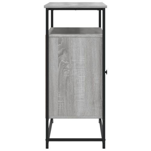 Сайдборд, сив сонома, 100x35x80 см, инженерно дърво