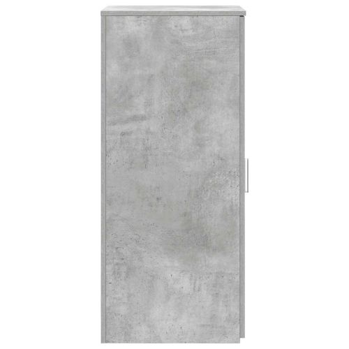 Шкаф за съхранение бетонно сив 40x45x103,5 cm инженерно дърво