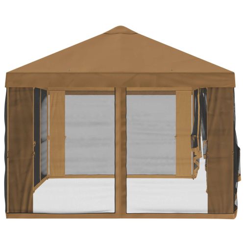 Покривало за беседка с стени Бежово 600,5 x 300,5 см Полиестер