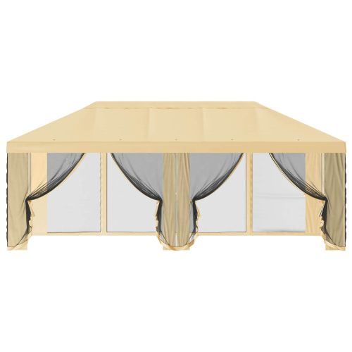 Покривало за беседка с стени Кремаво 600,5 x 300,5 см Полиестер