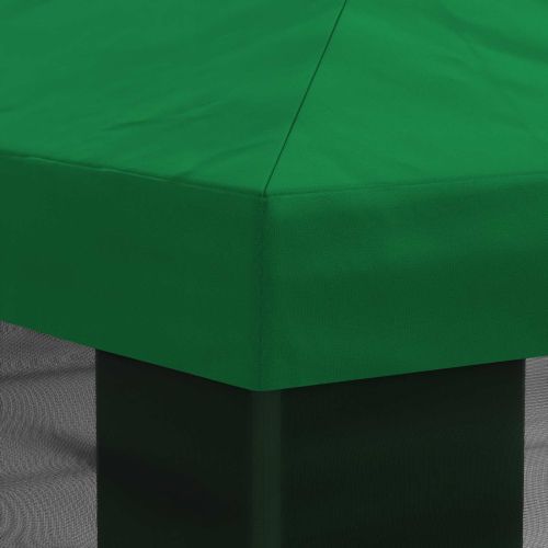 Покривало за беседка с стени Зелено 600,5 x 300,5 см Полиестер