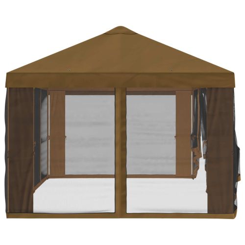 Покривало за беседка с стени Таупе 600,5 x 300,5 см Полиестер