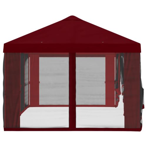 Покривало за беседка с стени Бургундско червен 600,5 x 300,5 см