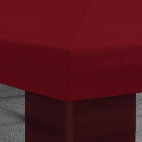 Покривало за беседка с стени Бургундско червен 600,5 x 300,5 см