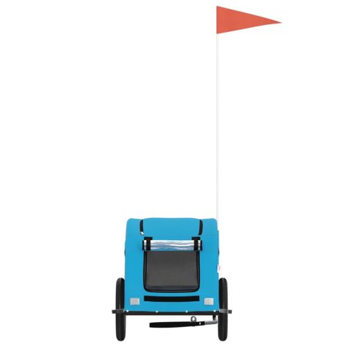 Ремарке за колело за любимци син Оксфорд плат и желязо