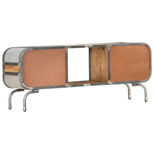 ТВ шкаф, 110x30x42 см, масивно мангово дърво