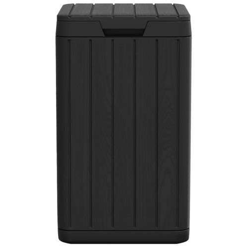 Външен кош за боклук, антрацит, 38x38x65 см, PP