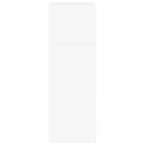 Комплект ТВ шкафове от 5 части инженерно дърво Бял гланц