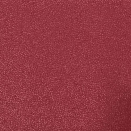 Кресло с табуретка, виненочервено, 60 см, изкуствена кожа