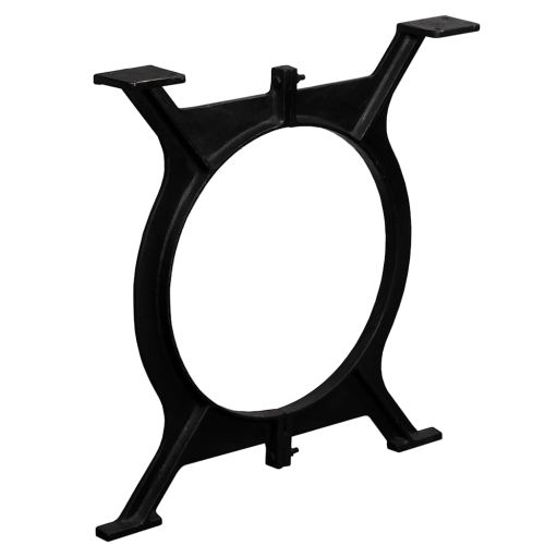 Крака за трапезна маса, 2 бр, O-образни, чугун