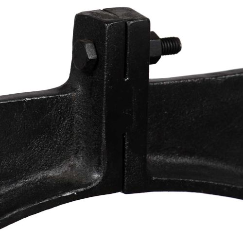 Крака за трапезна маса, 2 бр, O-образни, чугун