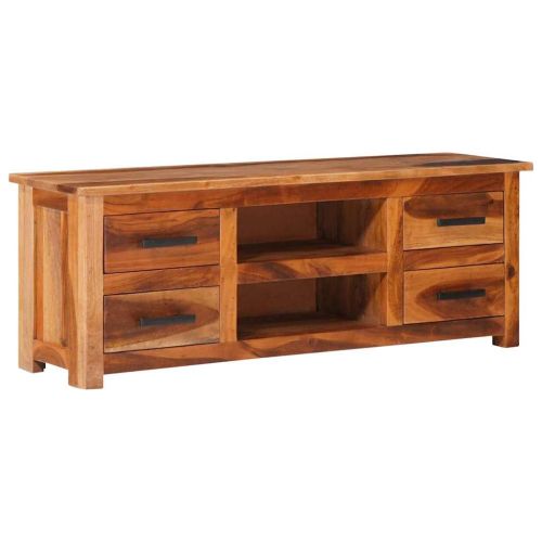 ТВ шкаф, 110x30x40 cм, дърво масив